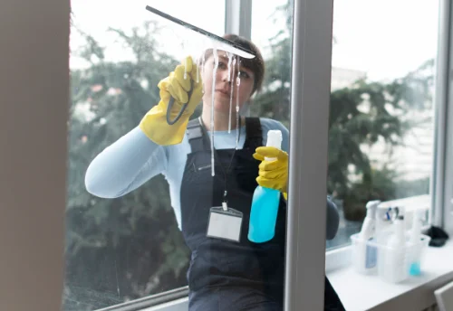 Nettoyage de vitres intérieures et extérieures à Saliès